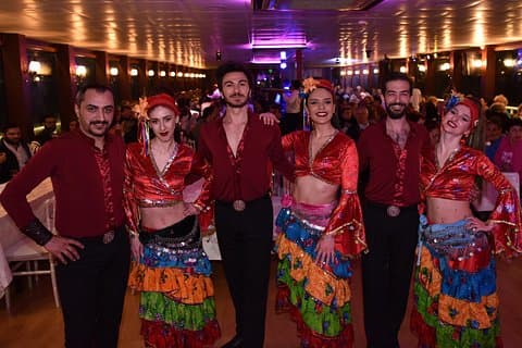 Bosphorus Dinner Cruise and Turkish Night Show with DJ 3