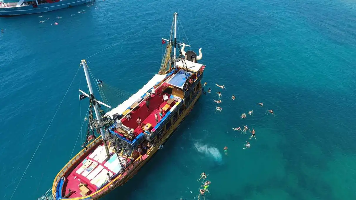 Bodrum Pirate Party Boat with Lunch & Swim Stops 2