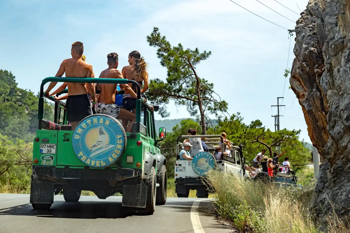 Kemer: Jeep Safari Tour with Lunch at Riverside 1