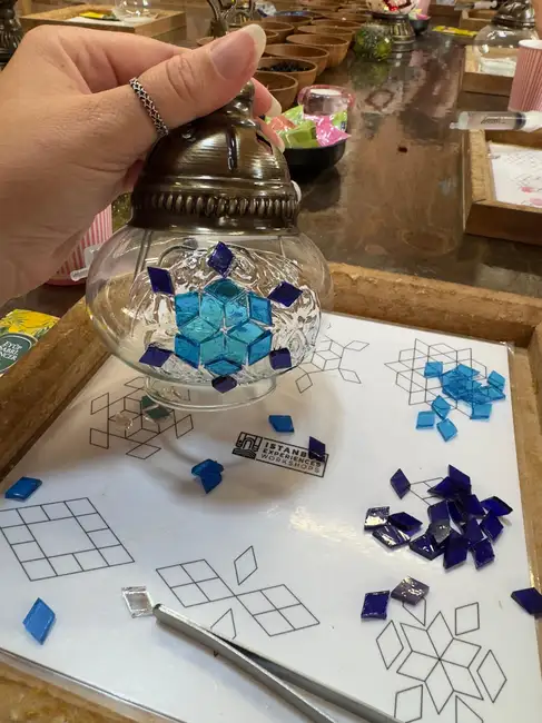 Istanbul: Mosaic Lamp Workshop in 400 Year Old Ottoman Inn