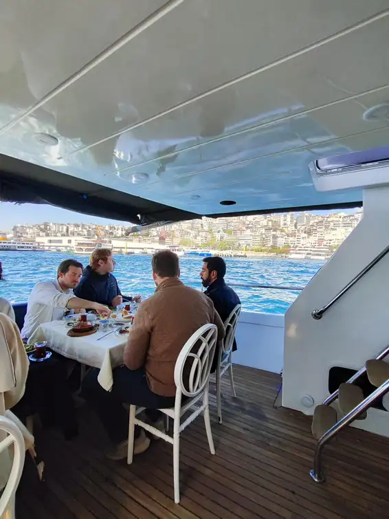 Istanbul: Morning Bosphorus Yacht Cruise w/Turkish Breakfast 4