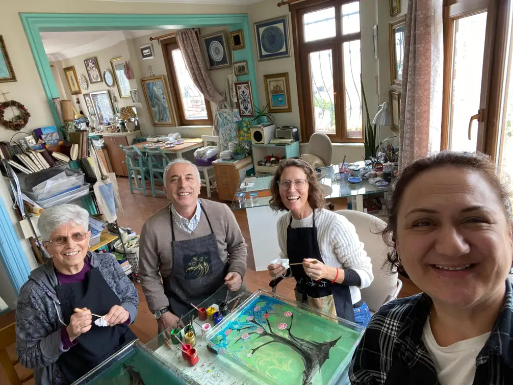 Turkish Marbling Paper Ebru Art Workshop 3
