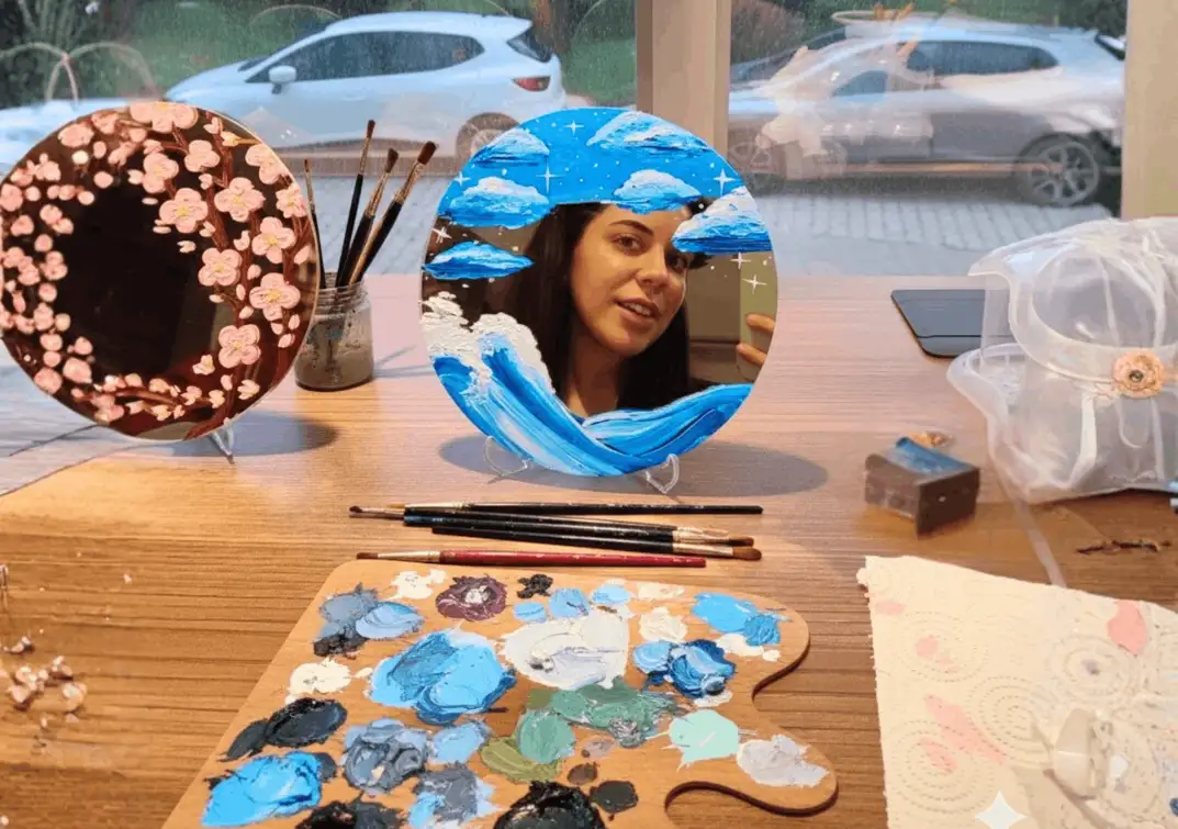 Istanbul: Mirror Painting Workshop - Reflection Meets Art 1