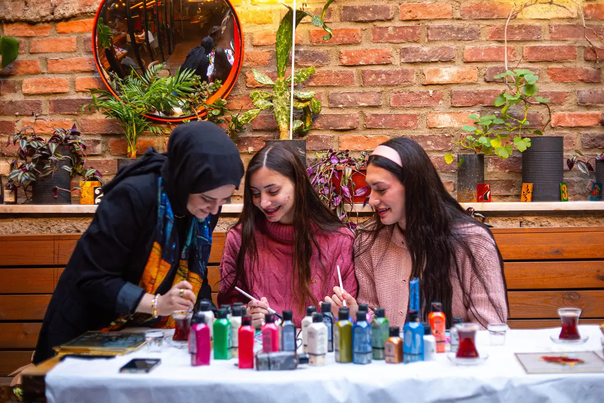 Istanbul: Turkish Calligraphy Workshop & Brass Framed Glass 2