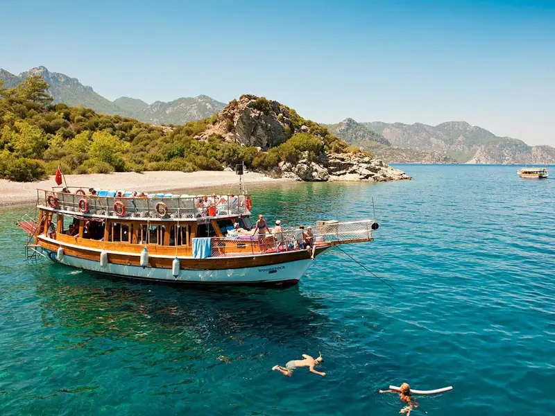 Marmaris Boat Trip with Unlimited Drinks and BBQ Lunch 2